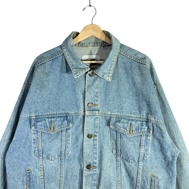 Vintage HBO Embroidered Denim Jacket