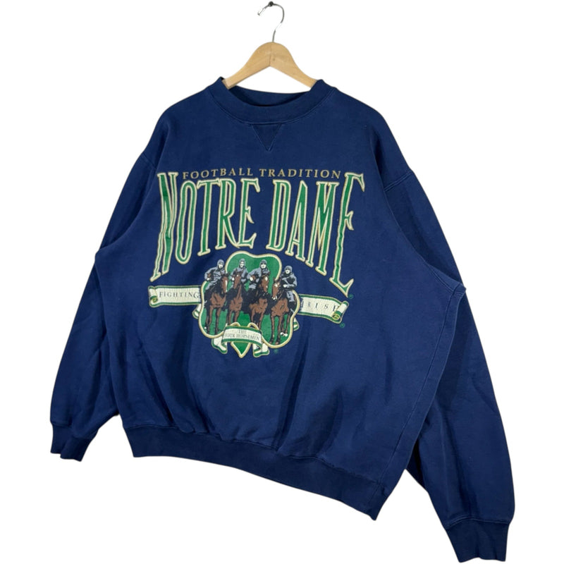Vintage Notre Dame Football Tradition University Crewneck