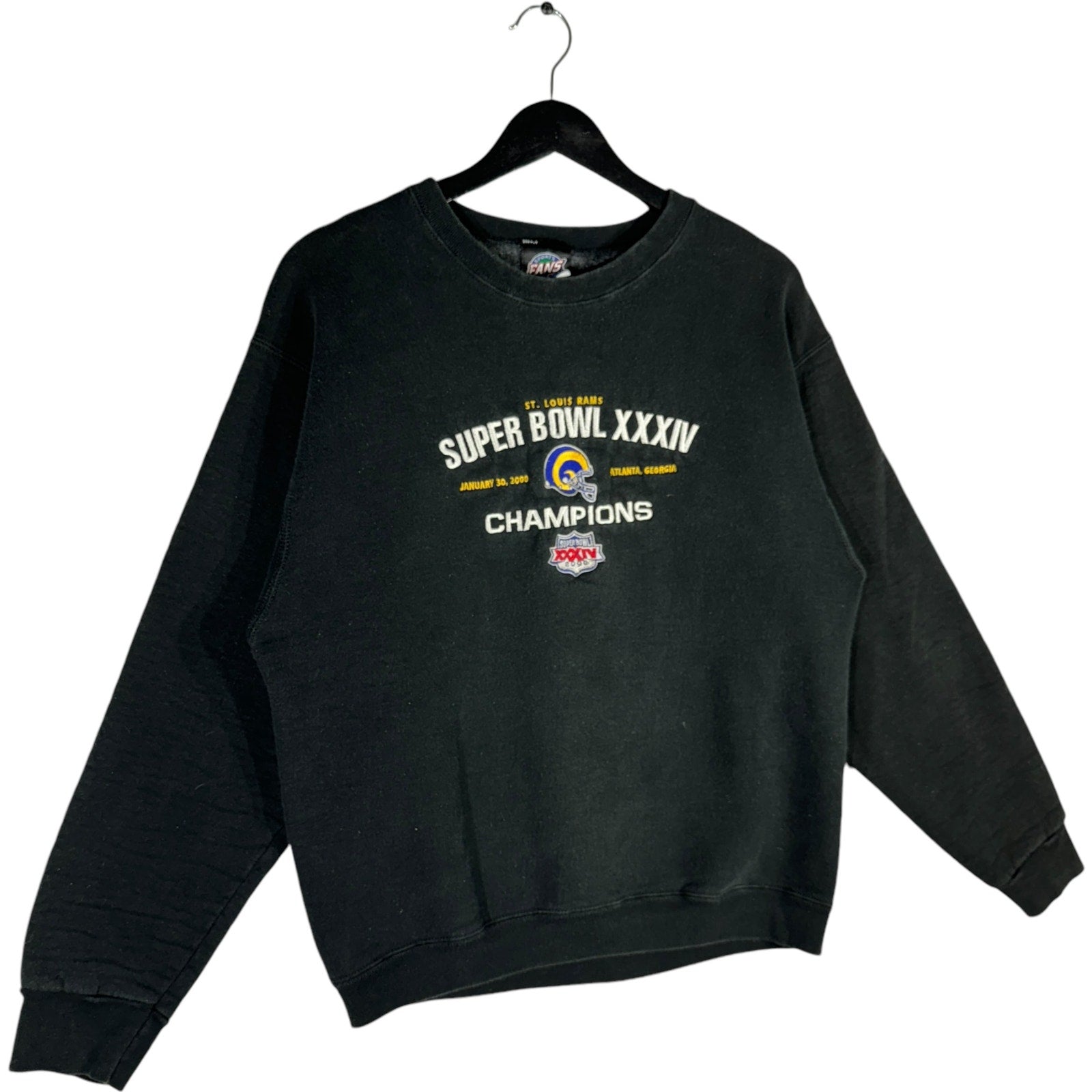 Vintage NFL Super Bowl Champion St Louis Rams Crewneck