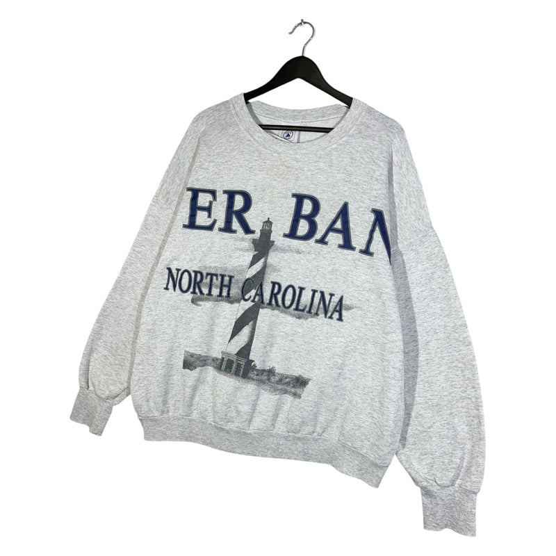 Vintage North Carolina Light House Pullover Sweatshirt