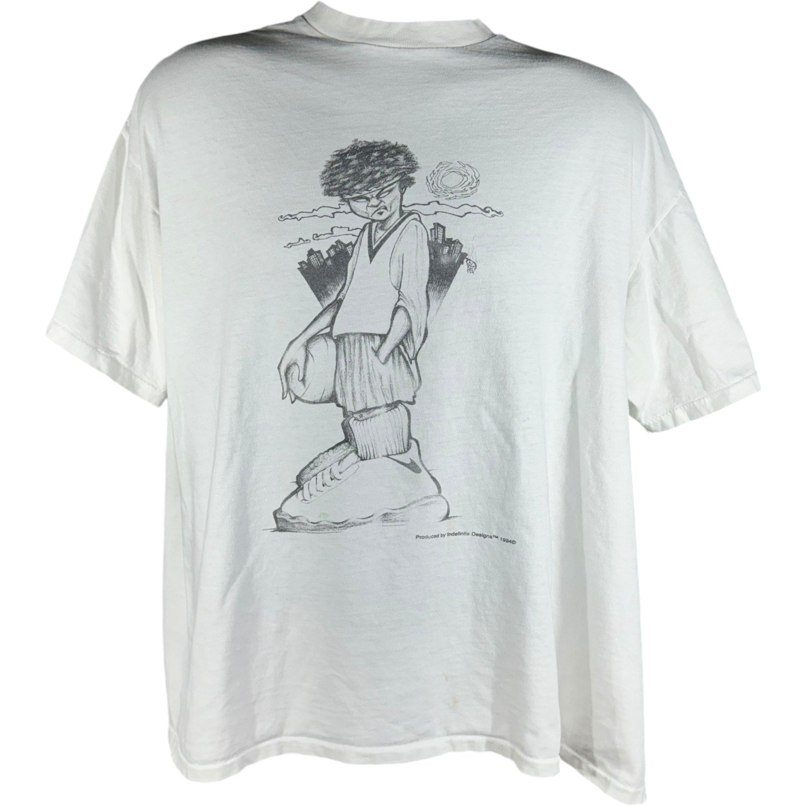 Vintage Da Link Went Wear Caricature Art Tee