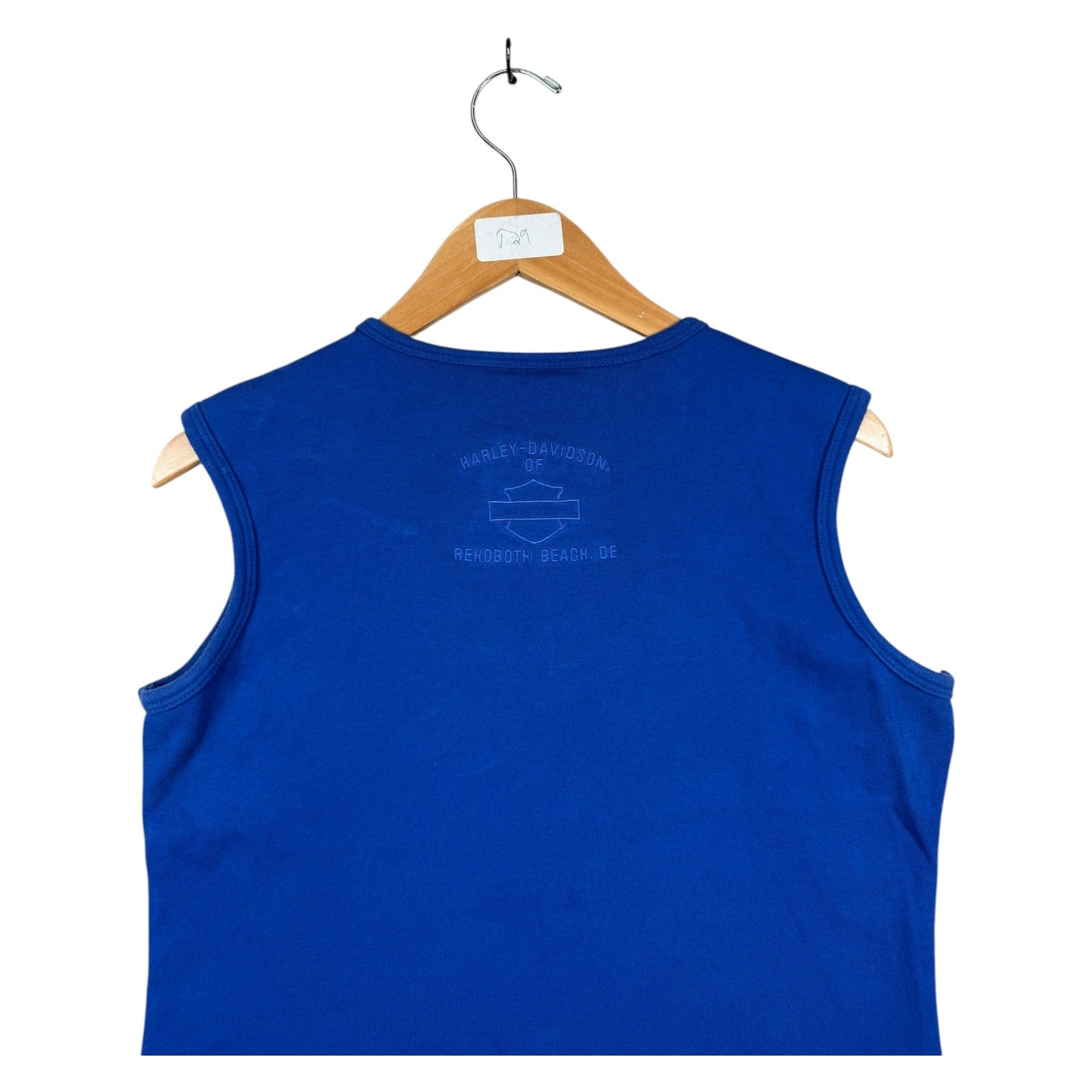 Vintage Harley Davidson Embroidered Tank Top