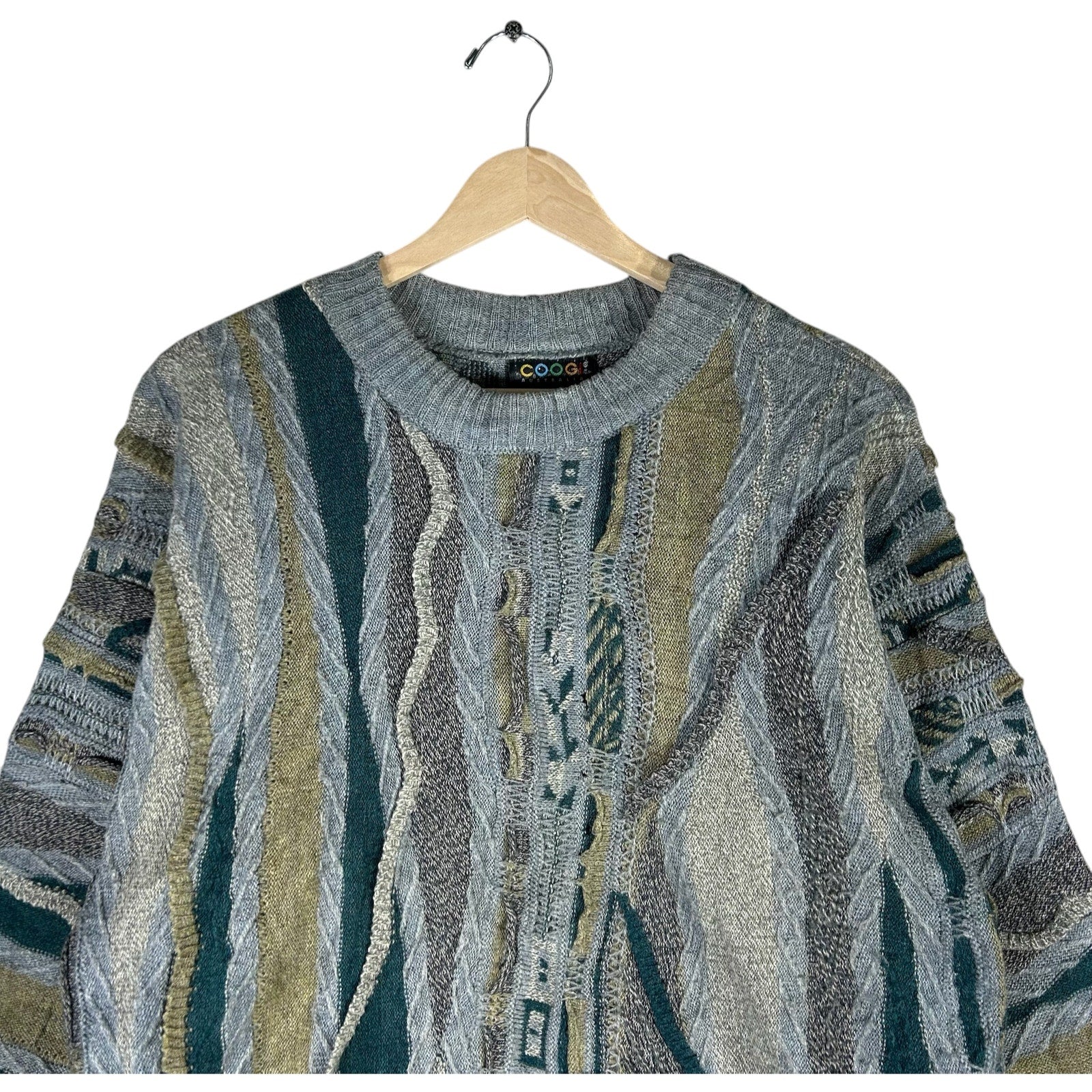 Vintage Coogi Wool 3D Knit Sweater