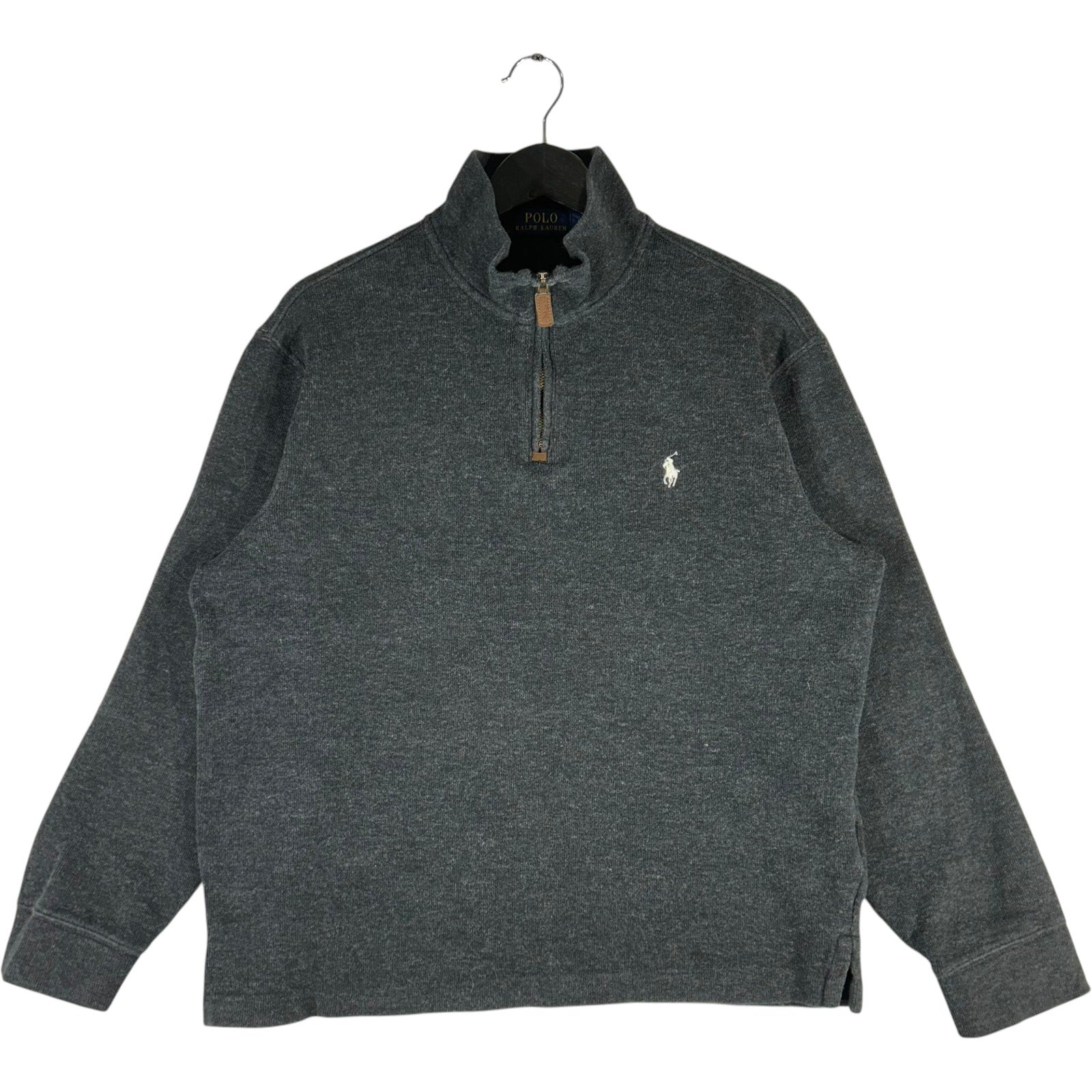 Vintage Polo Ralph Lauren Small Horse 1/4 Zip Sweatshirt