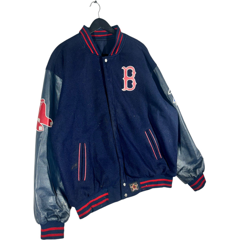 Vintage Jeff Hamilton Boston Red Sox Reversible Varsity Jacket