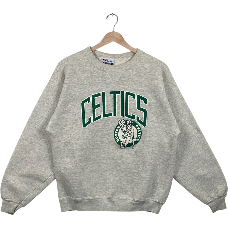 Vintage Boston Celtics Chest Spellout NBA Crewneck