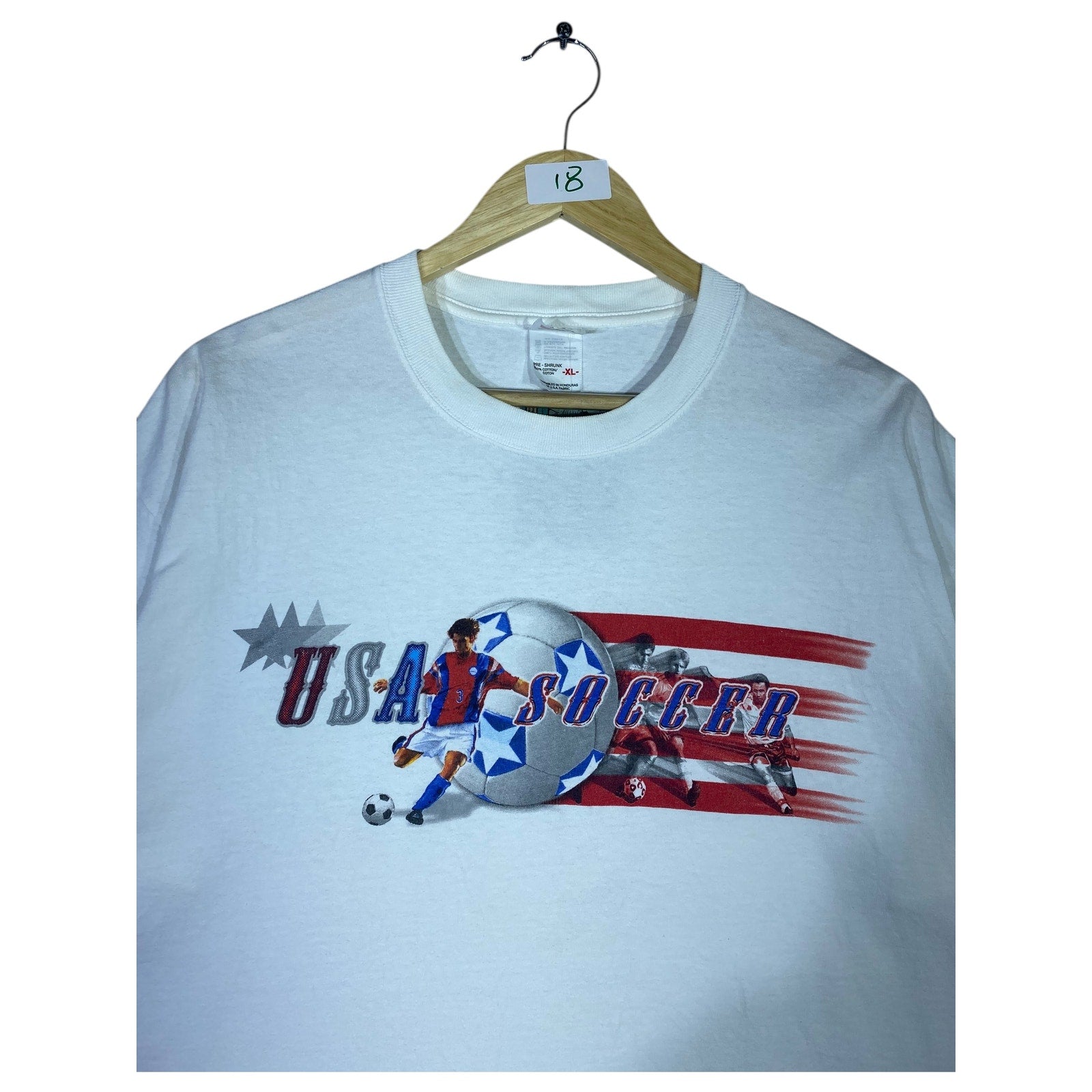 Vintage USA Soccer Graphic Print T-Shirt