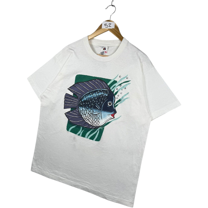 Vintage Fish Graphic T-Shirt