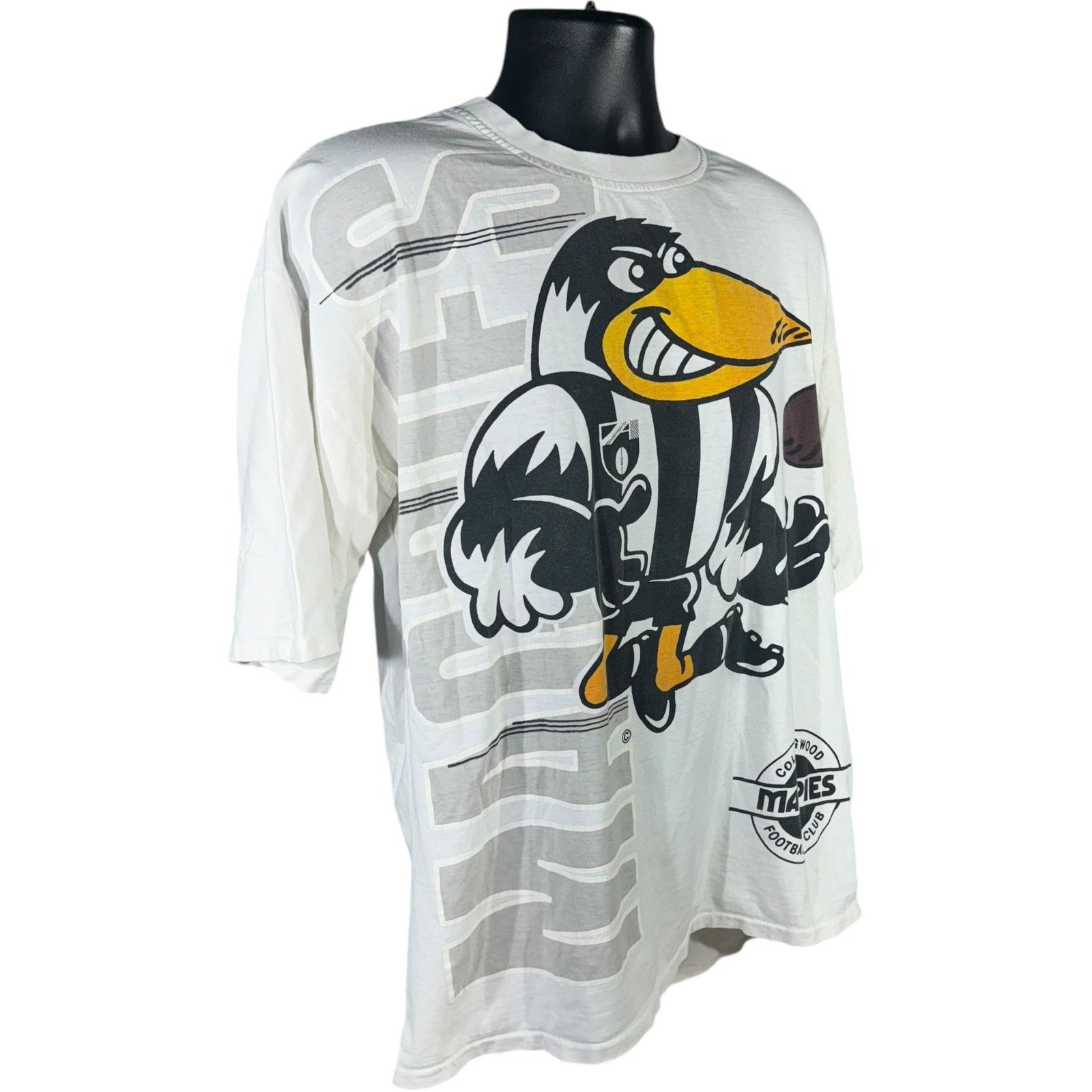 Vintage Collingwood Magpies Football Club Tee 90s