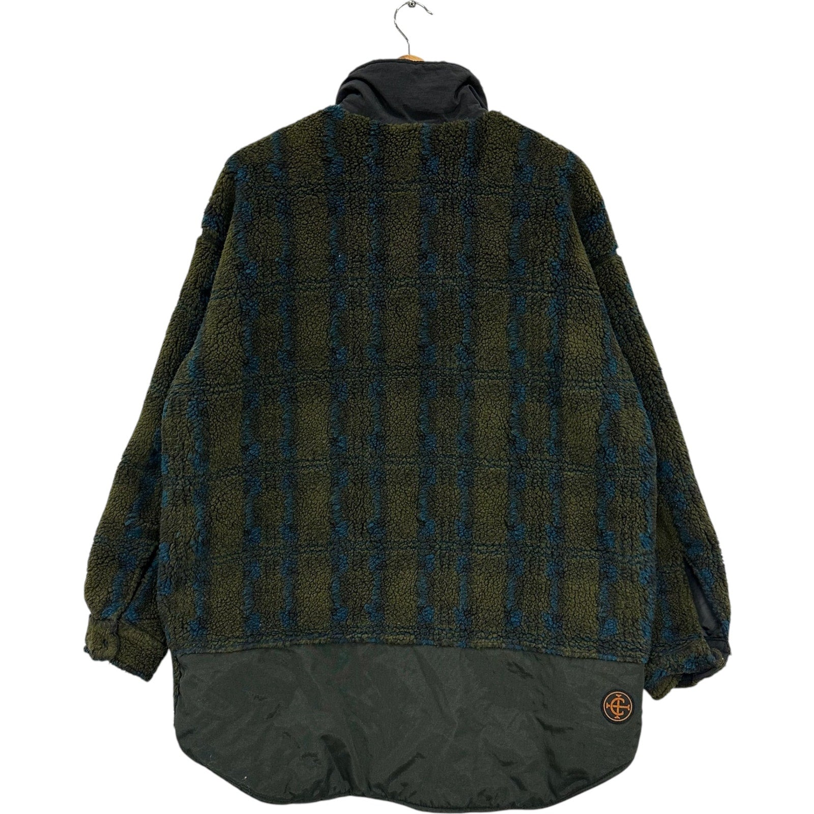 Vintage Columbia Plaid Sherpa Fleece Jacket