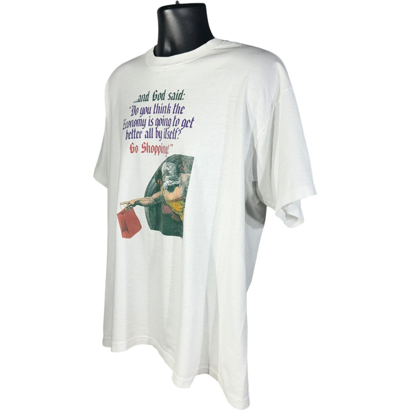 Vintage Creation Humor "Do You Think...?" Novelty Tee