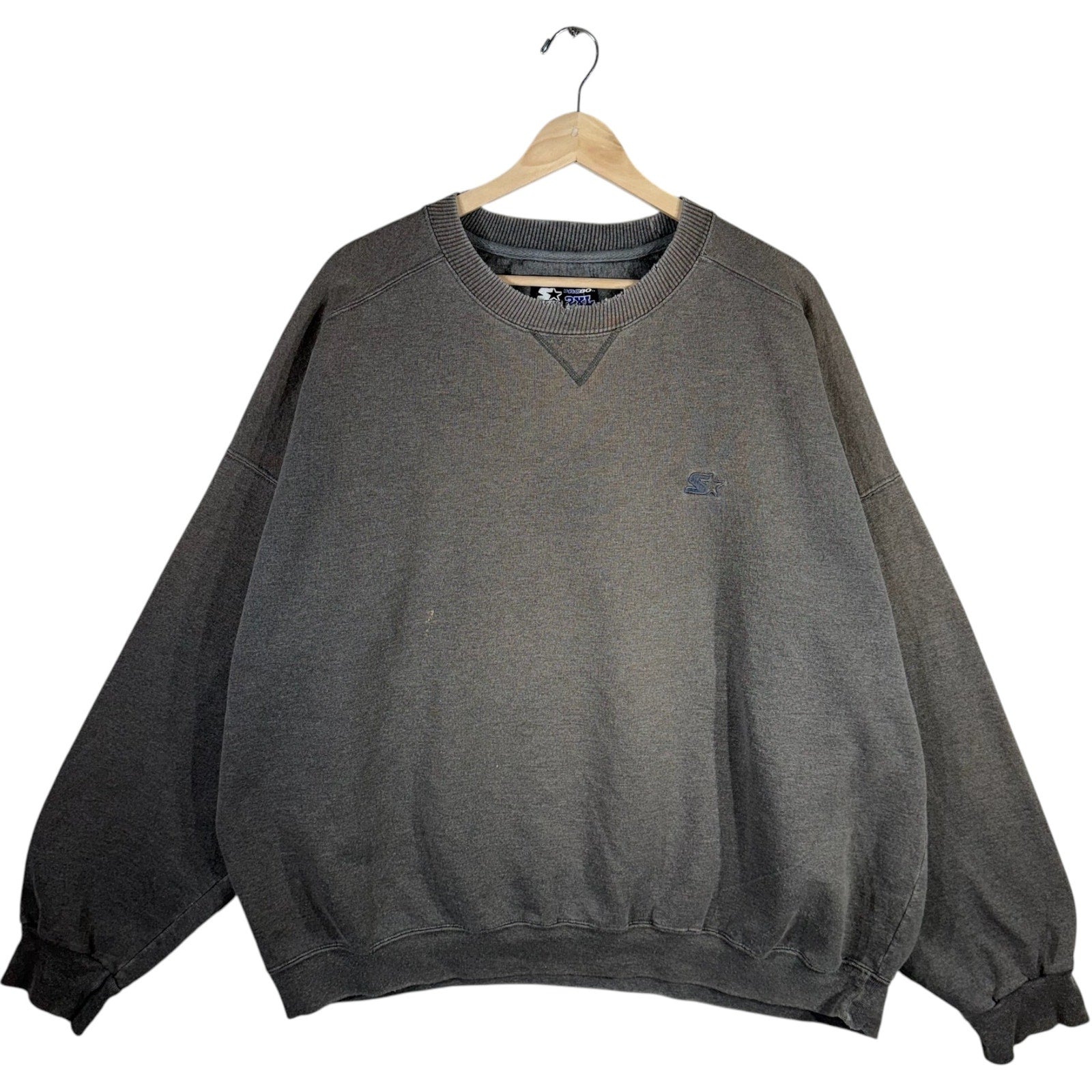 Vintage Starter Heavyweight Mini Logo Pullover Crewneck