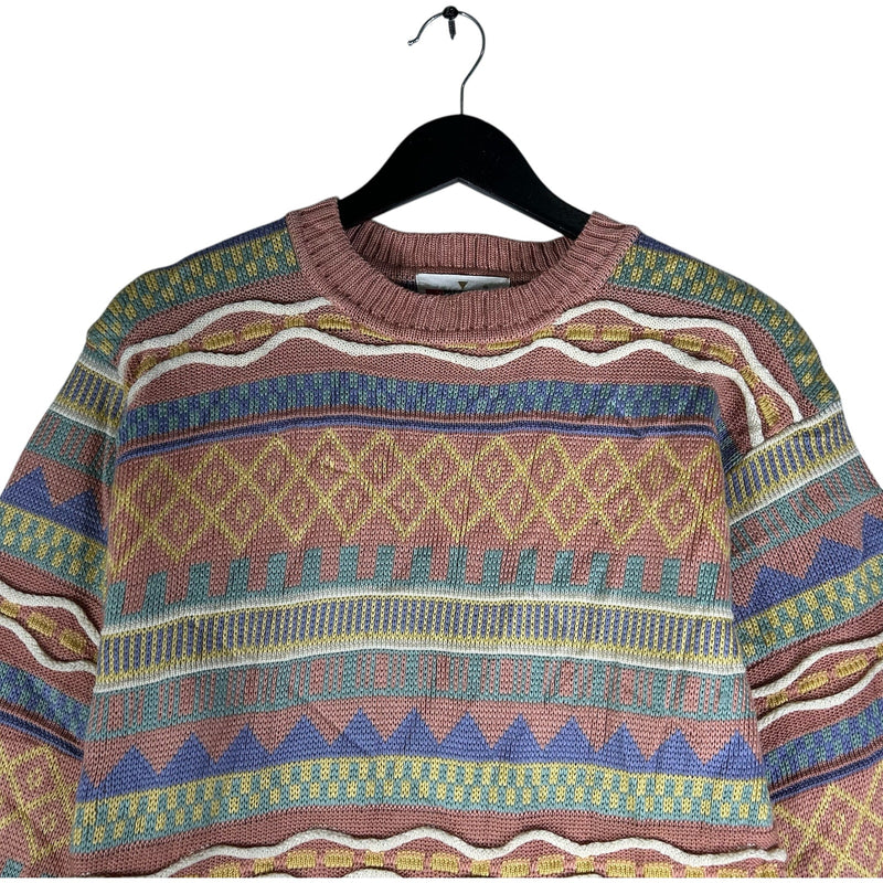 Vintage Torpedo 3D Knit Sweater