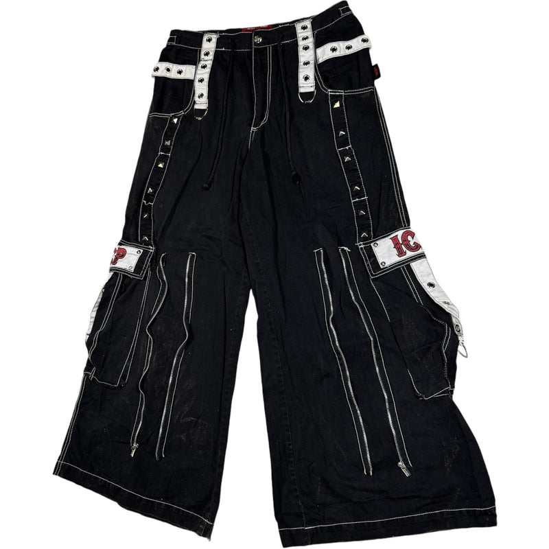 Vintage ICP Tripp Flared Denim Rave Pants 35x30