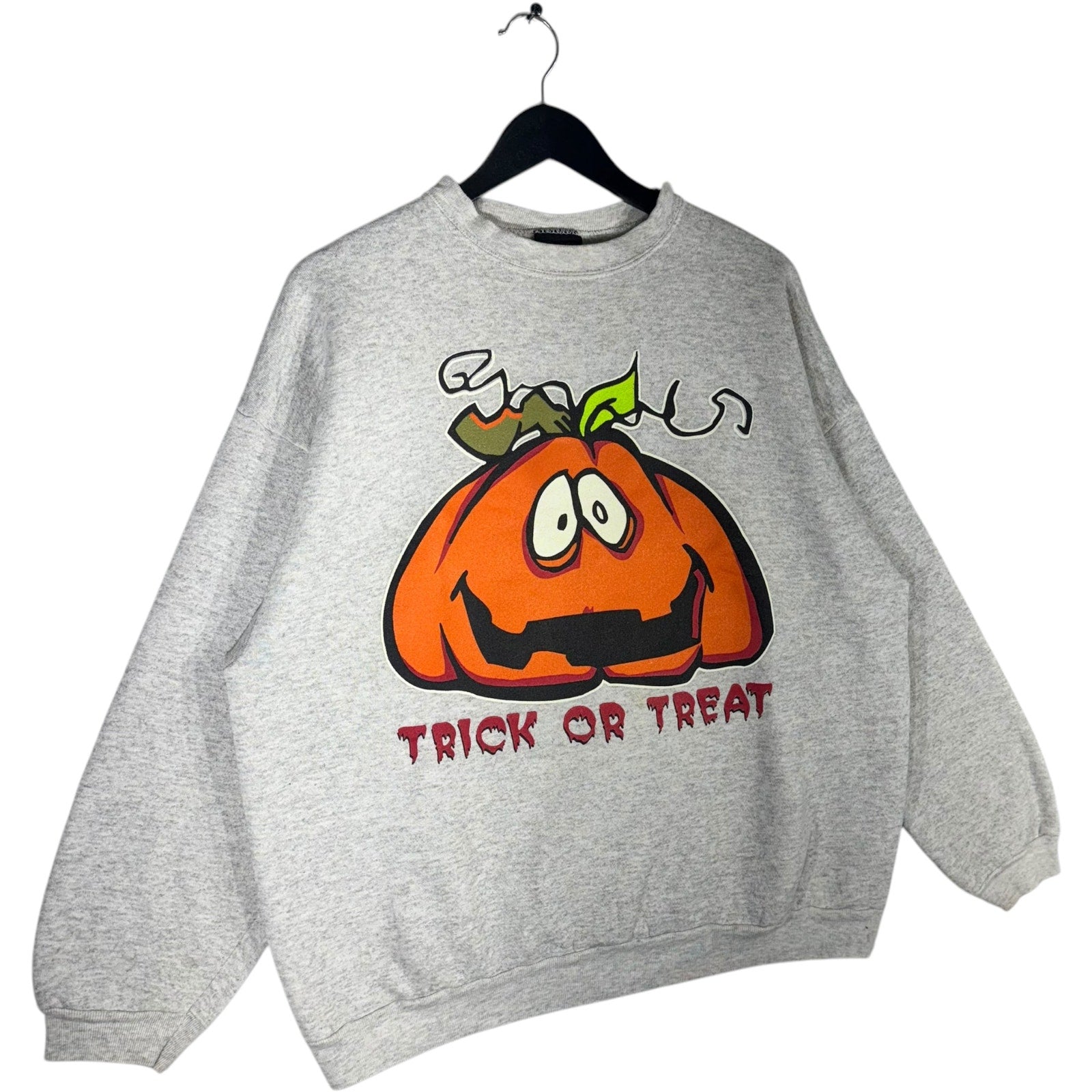 Vintage Halloween Trick or Treat Pumpkin Crewneck