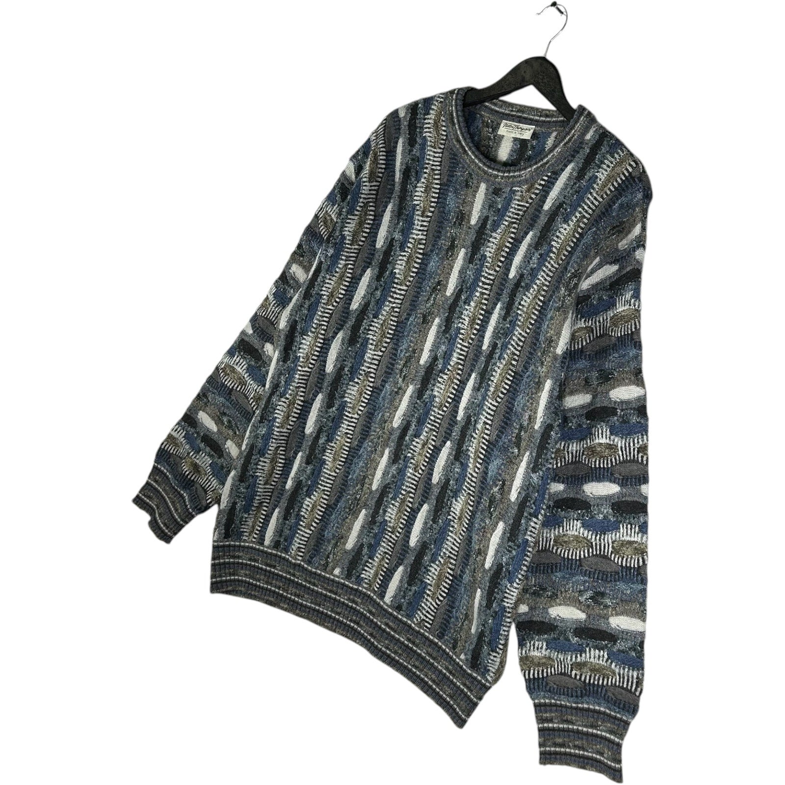 Vintage Norm Thompson 3D Knit Pullover Sweater