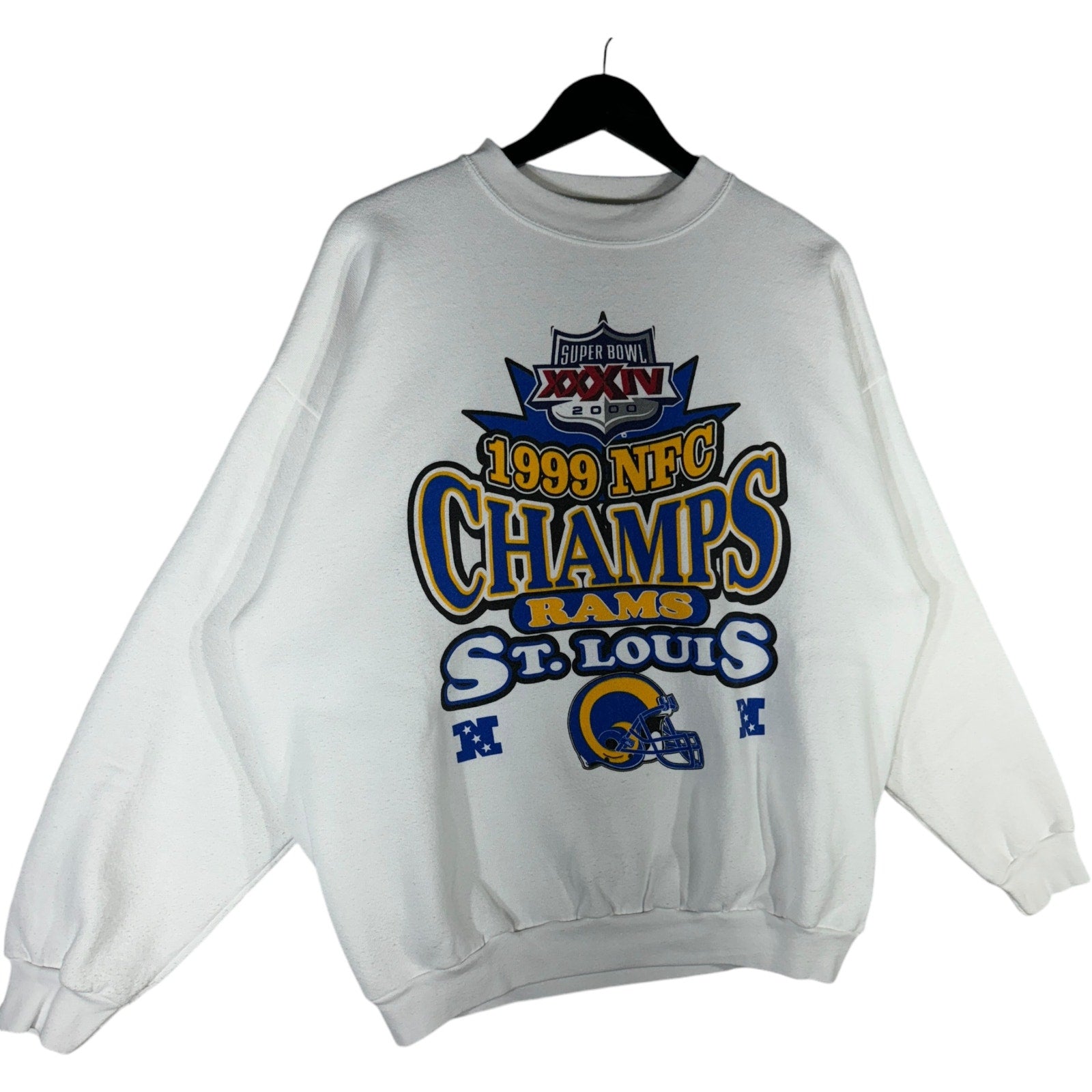 Vintage NFC Champs St Louis Rams Crewneck 1999