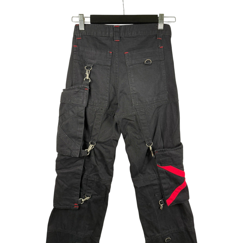Vintage Criminal Damage Strap Goth Cargo Pants 28