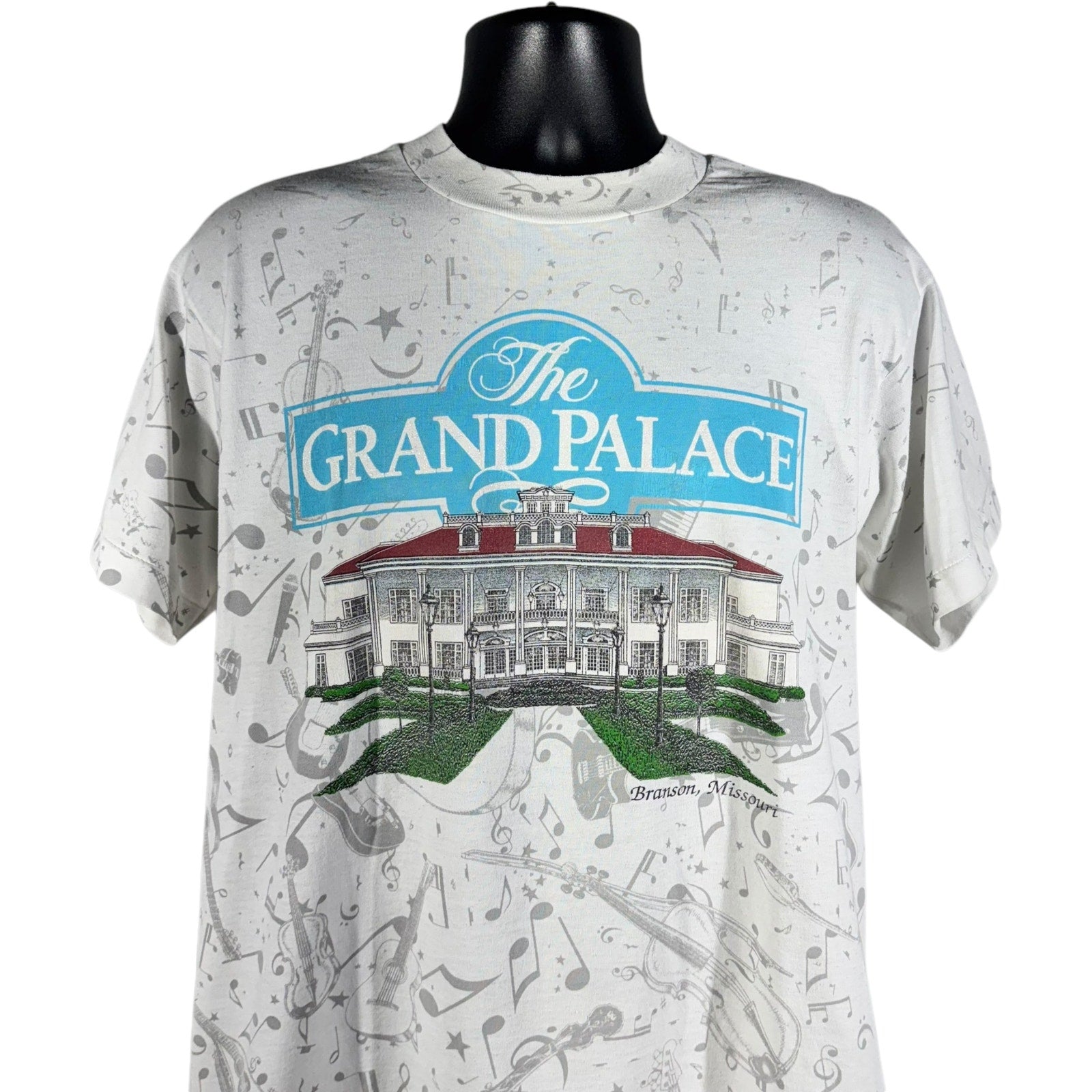 Vintage The Grand Palace Branson Missouri AOP Souvenir Tee