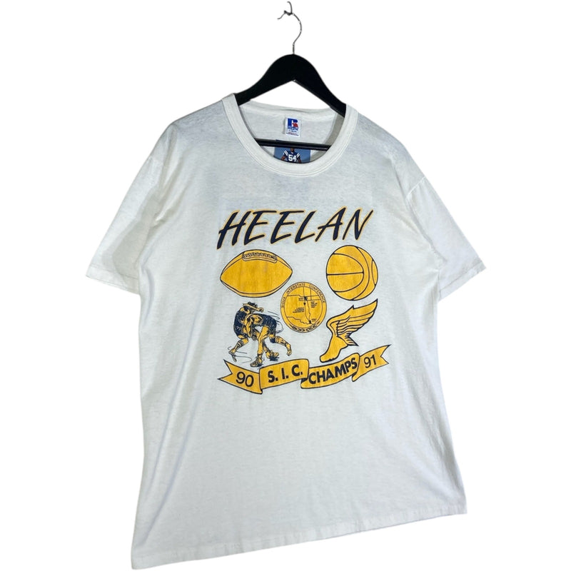 Vintage Heelan Crusaders S.I.C. Champs T-Shirt 1991