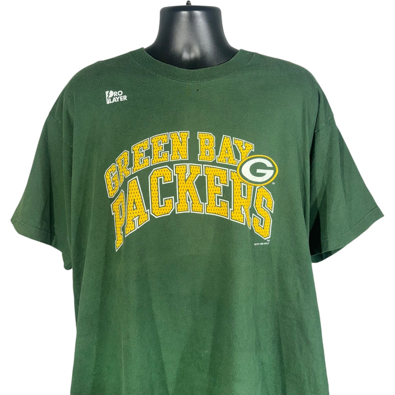 Vintage Green Bay Packers Pro Player Logo Tee 1996