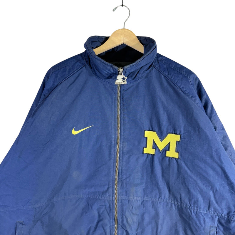 Vintage Nike Michigan University Spellout Logo Windbreaker