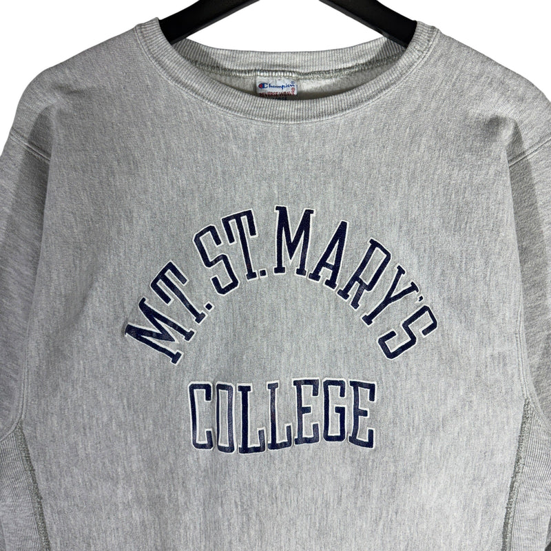 Vintage Champion Reverse Weave Mt. St Marys College Crewneck