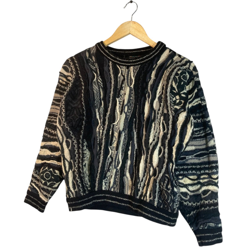 Vintage Coogi 3D Abstract Knit Sweater