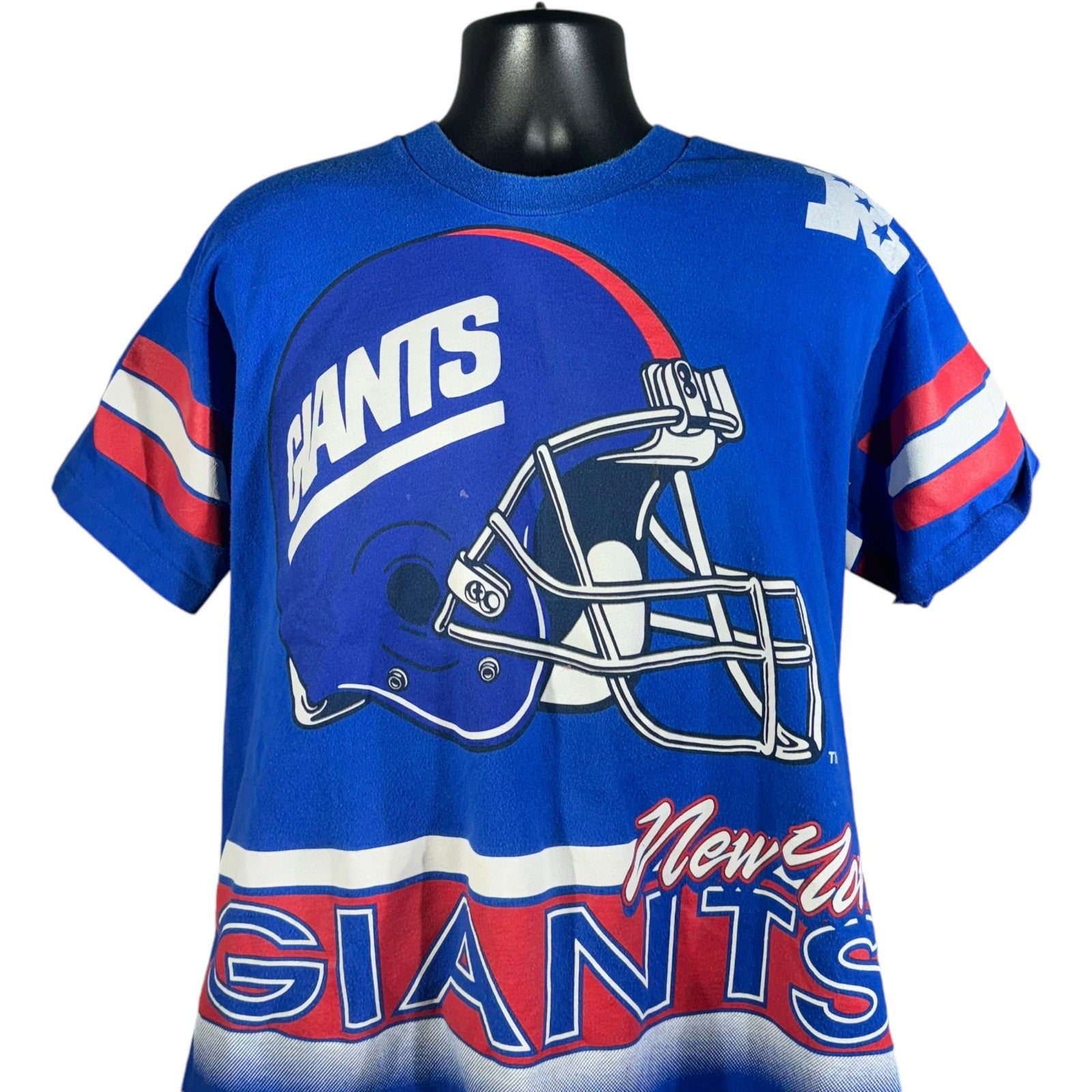 Vintage New York Giants Big Helmet AOP Tee