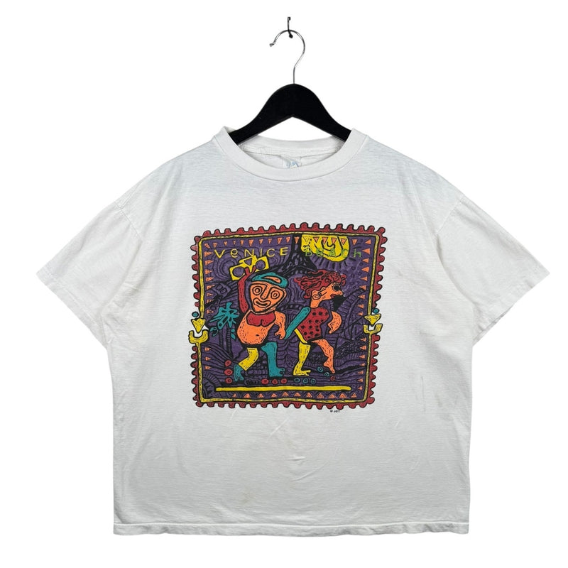 Vintage Venice Beach Funky Tribal Art T-Shirt