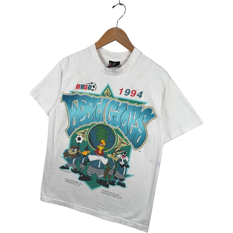 Vintage Looney Tunes AYSO World Games Soccer 90s T-Shirt