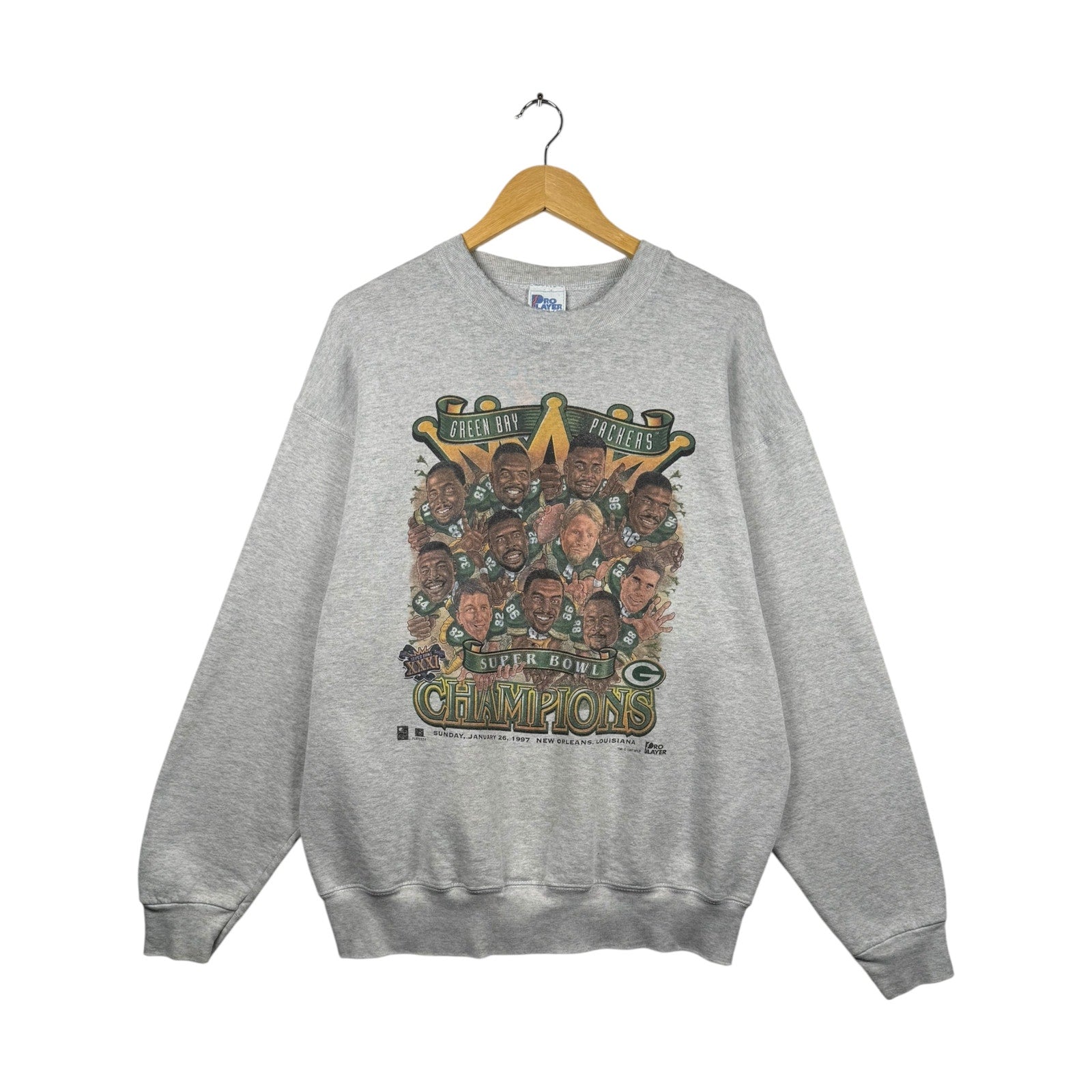 Vintage NFL Green Bay Packers Super Bowl Champions Sweatshirt