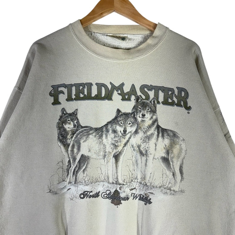 Vintage FieldMaster Wolves Graphic Crewneck