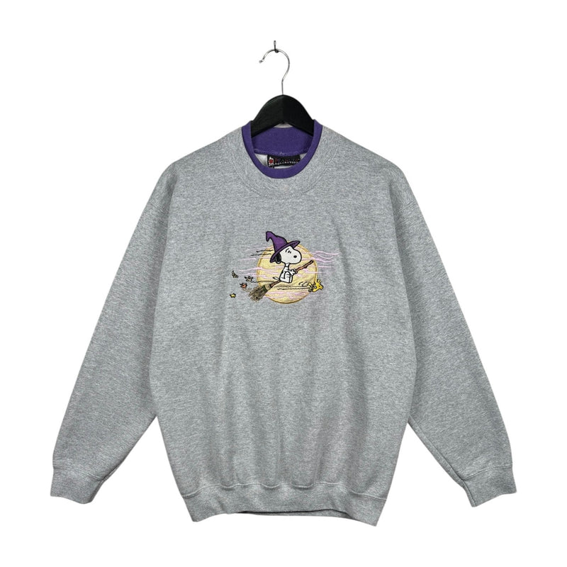 Vintage Embroidered Snoopy Halloween Crewneck