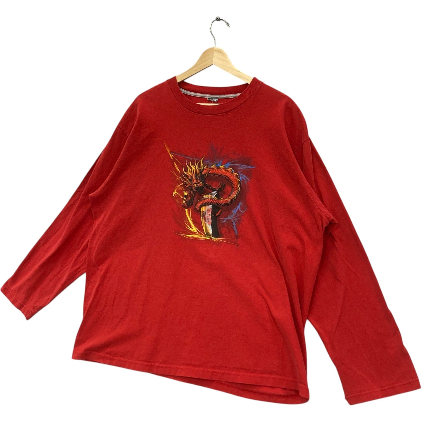 Vintage Y2K Dragon Long Sleeve Tee