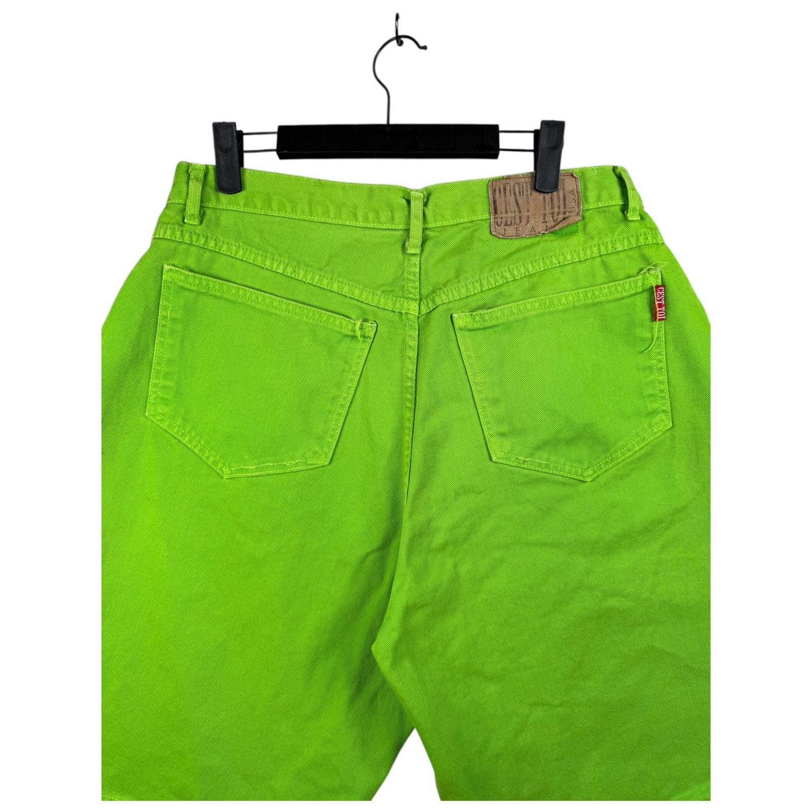 Vintage Cest 101 Jeans Neon Solid Chino  XL