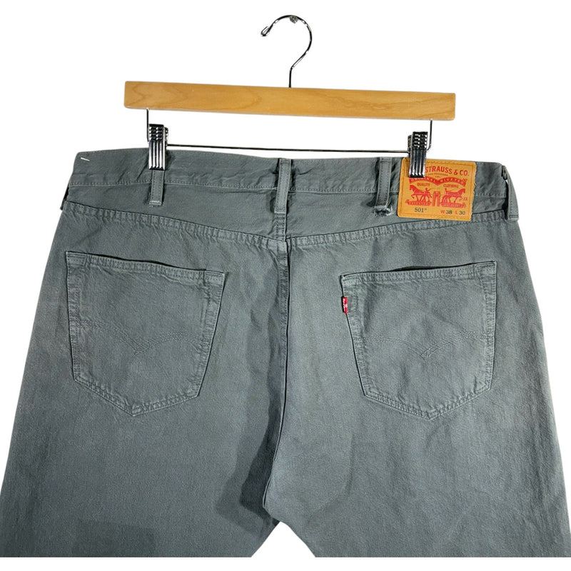 Vintage Levi's Gray Denim Shorts 38