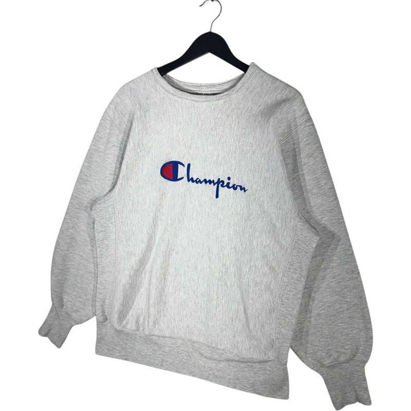 Vintage Champion Reverse Weave Logo Crewneck