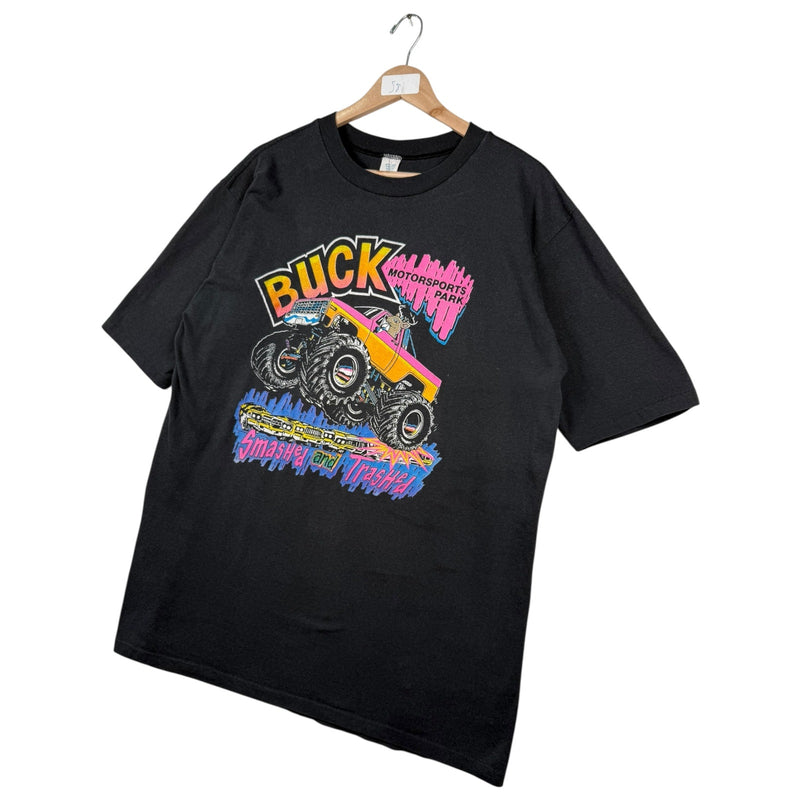 Vintage Buck Motorsports Park Monster Truck T-Shirt