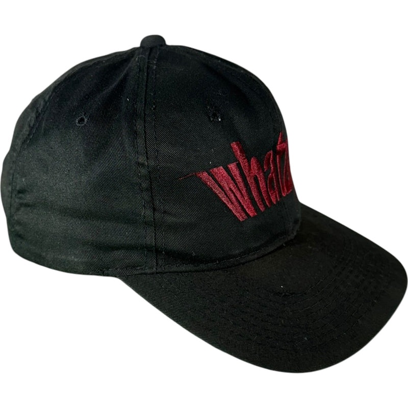 Vintage "Whatzup" Emboidered Spellout Snapback Hat