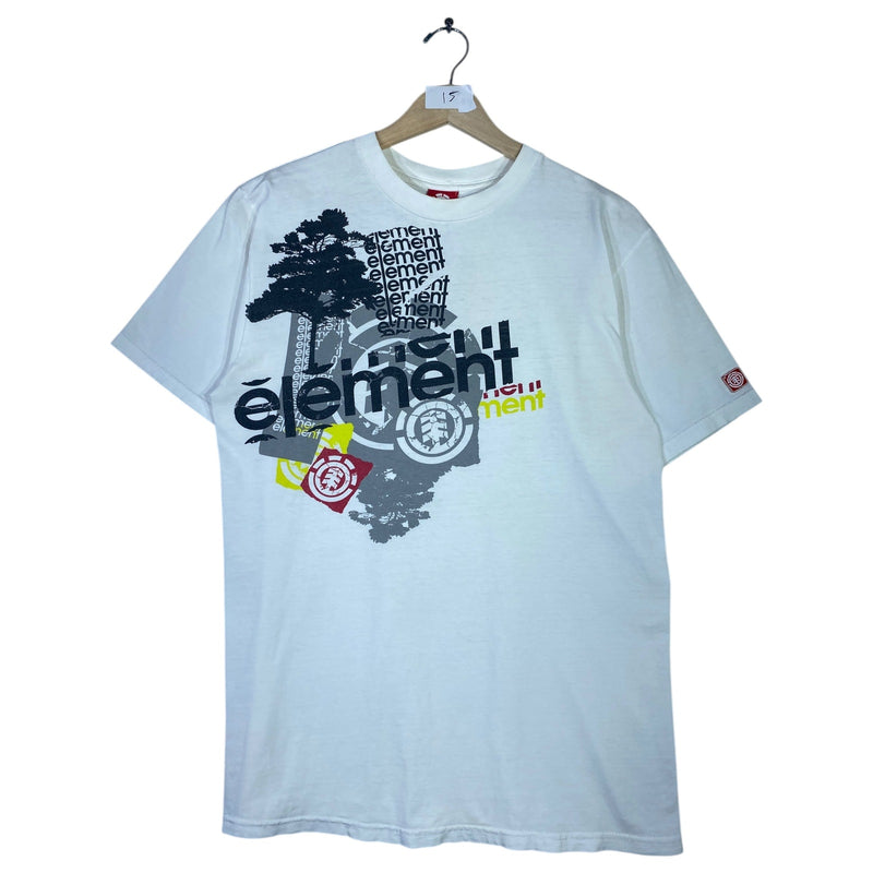 Vintage Element Graphic Print T-Shirt