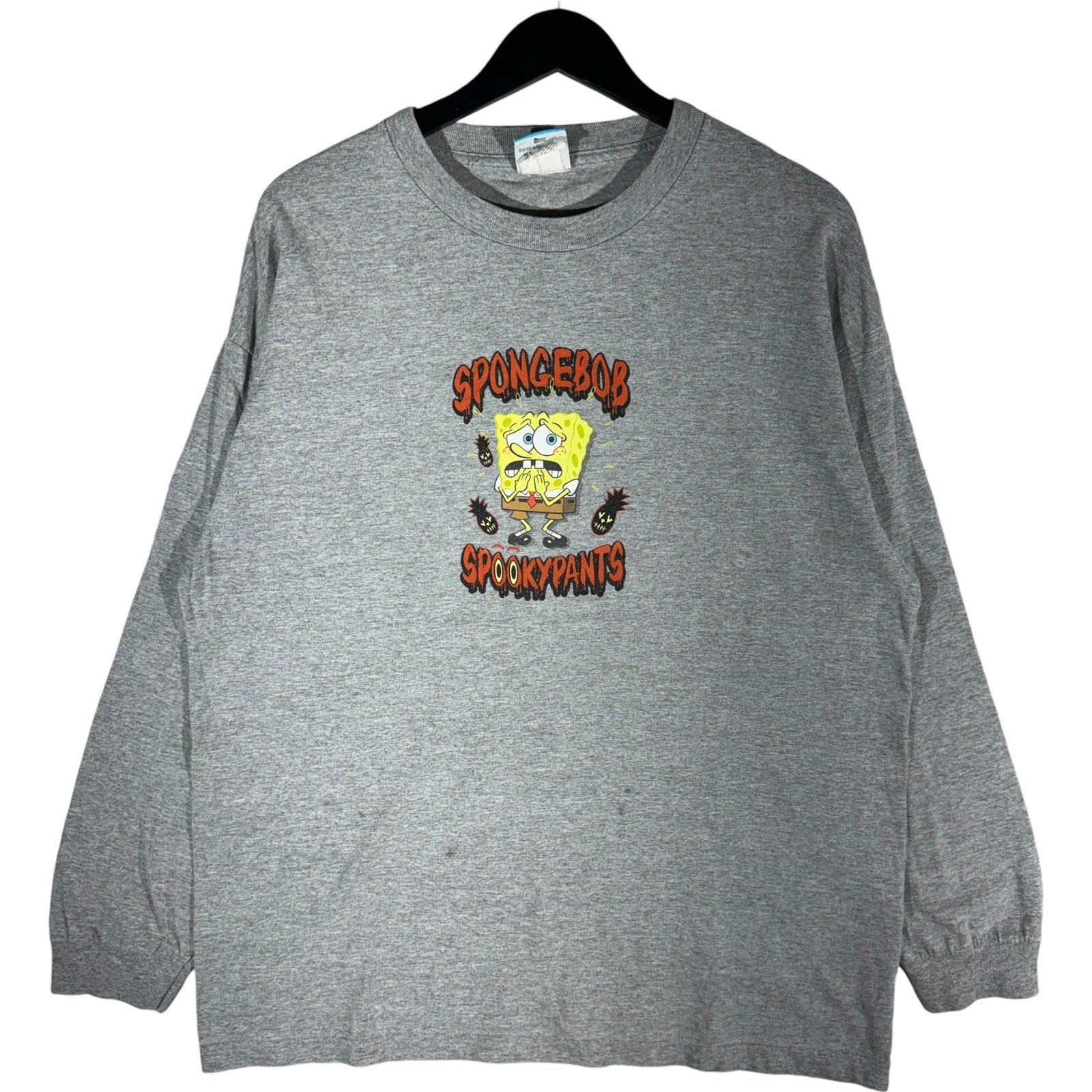 Vintage SpongeBob Spookypants Halloween Long Sleeve