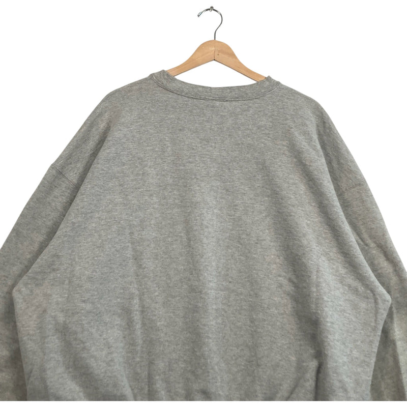 Vintage Champion Mini Logo Split Neck Crewneck