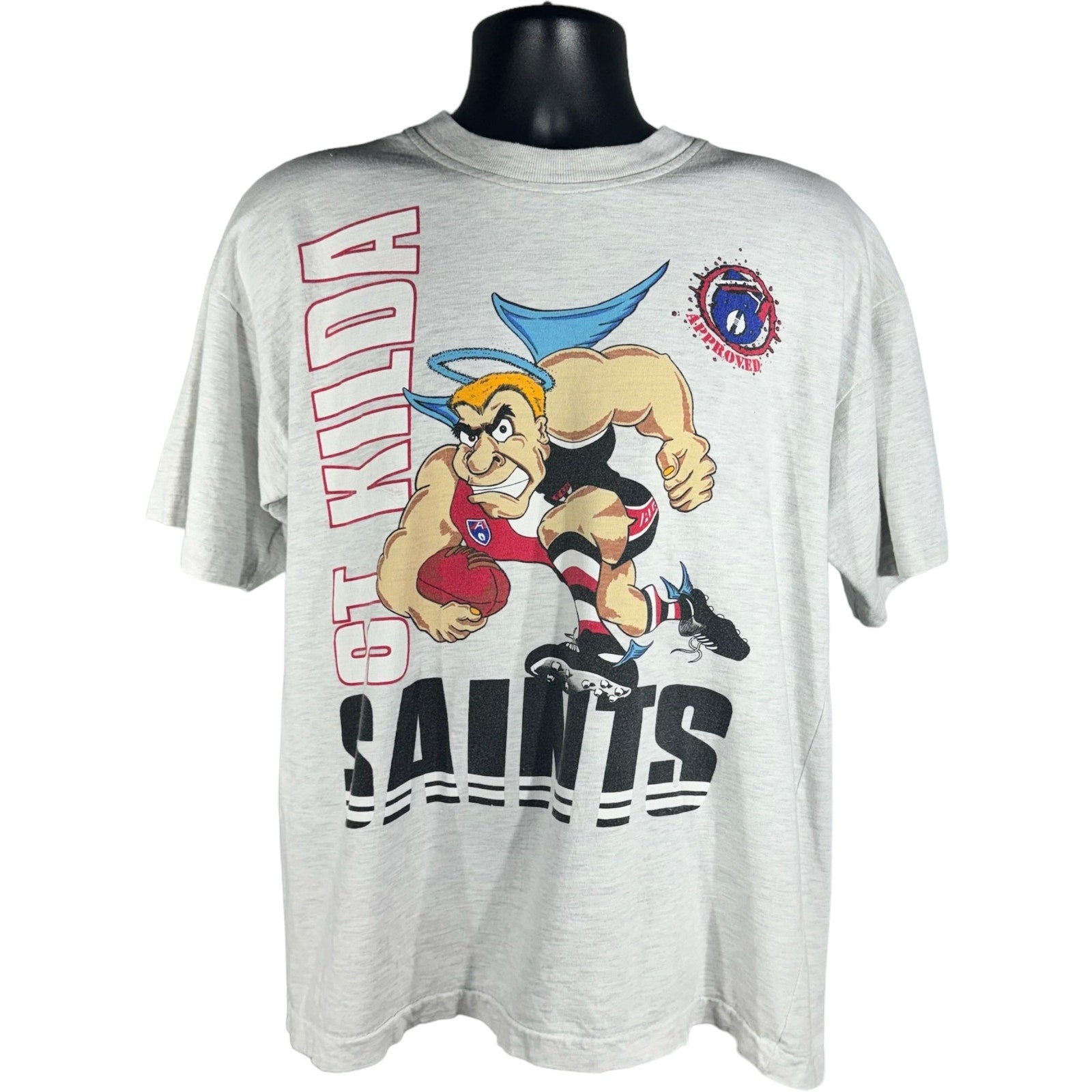 Vintage St Kilda Saints Football Club Mens AFL Tee