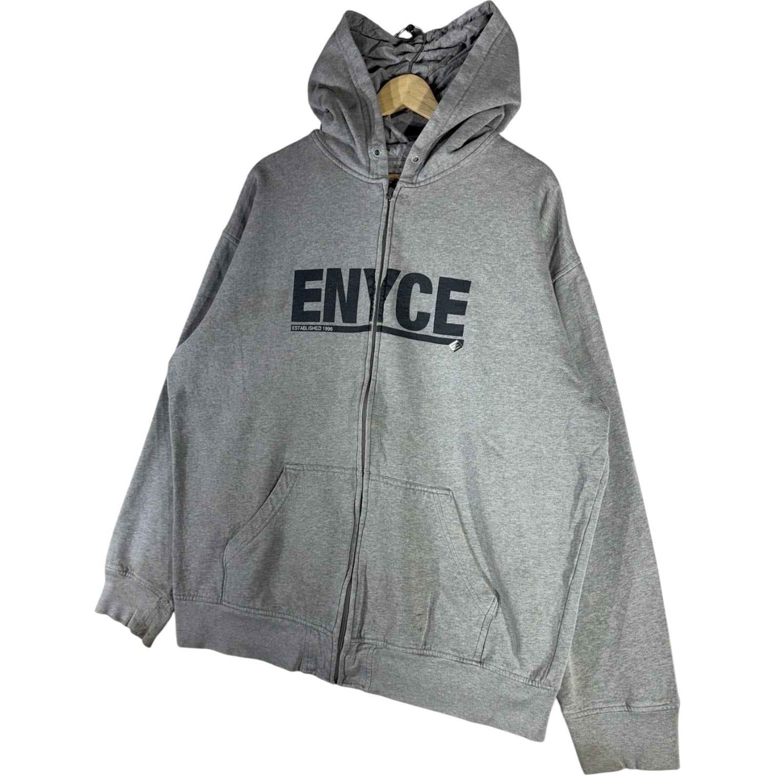 Vintage Enyce Spellout Zip-Up Hoodie