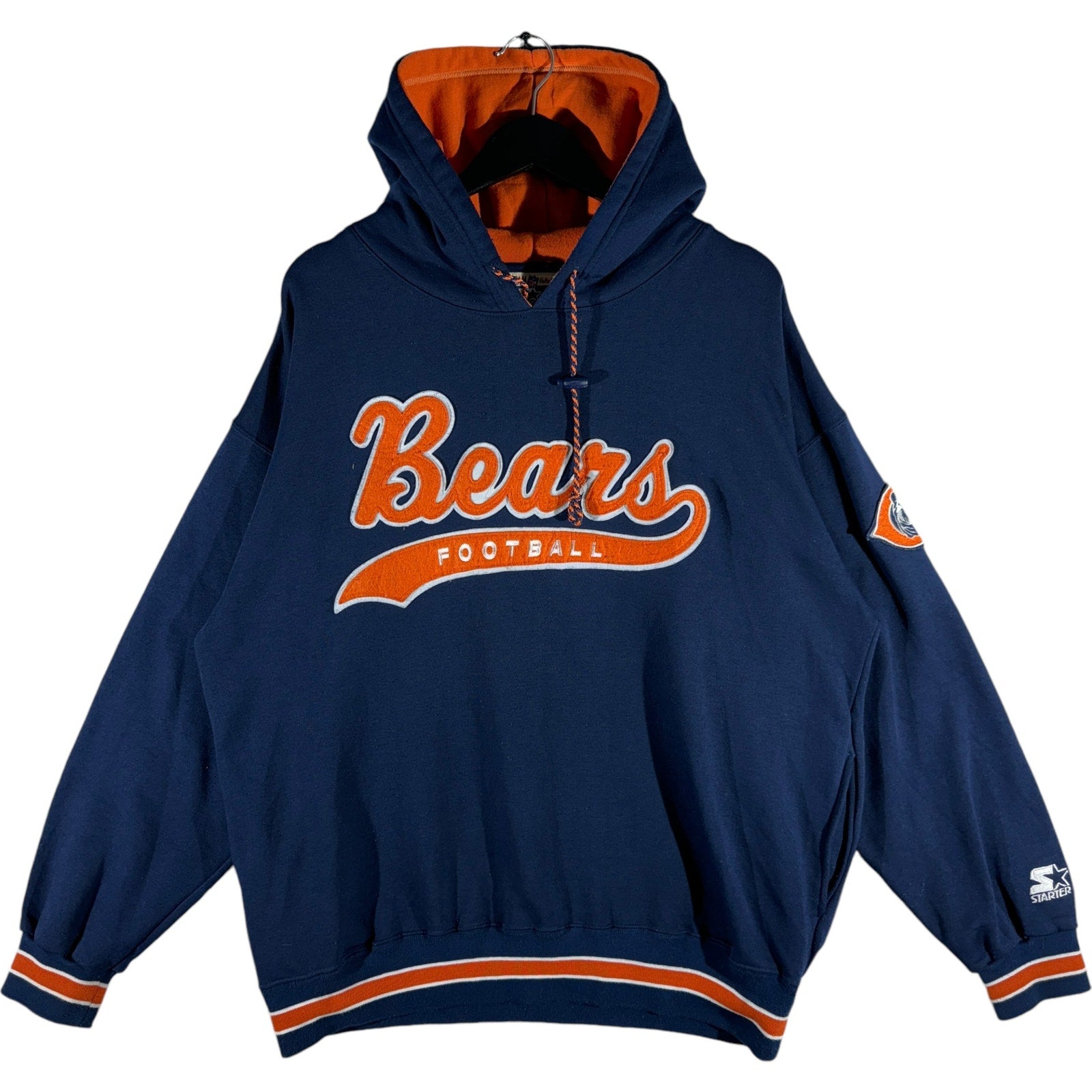 Vintage Starter Chicago Bears Logo Hoodie