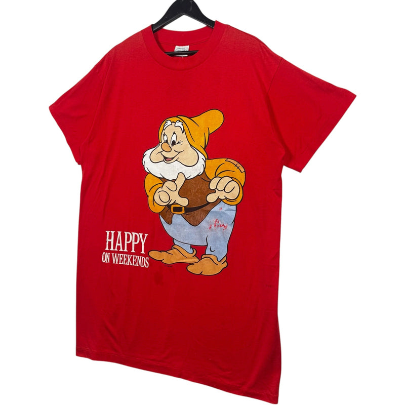 Vintage Disney Snow White Dwarfs Weekend Tee Sleep Shirt
