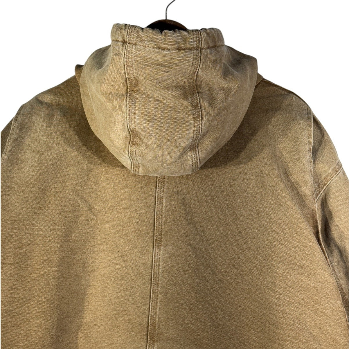 Vintage Carhartt Canvas Full Zip Hooded Workwear Jacket