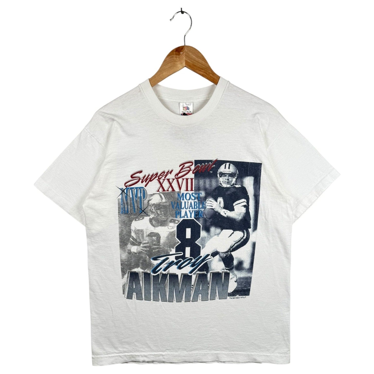 Vintage Dallas Cowboys Troy Aikman NFL T-Shirt