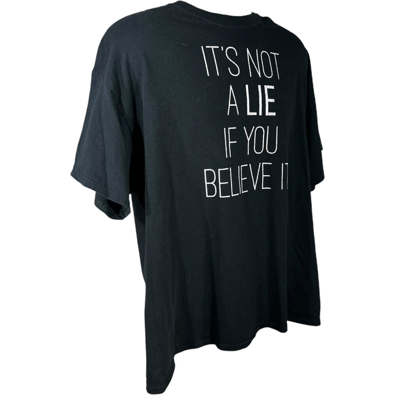 Vintage "It's Not A Lie If You Believe It" Quote Tee